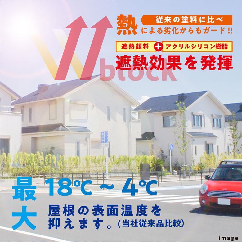 カンペハピオ 水性シリコン遮熱屋根用 3L 全13色｜plantz｜03