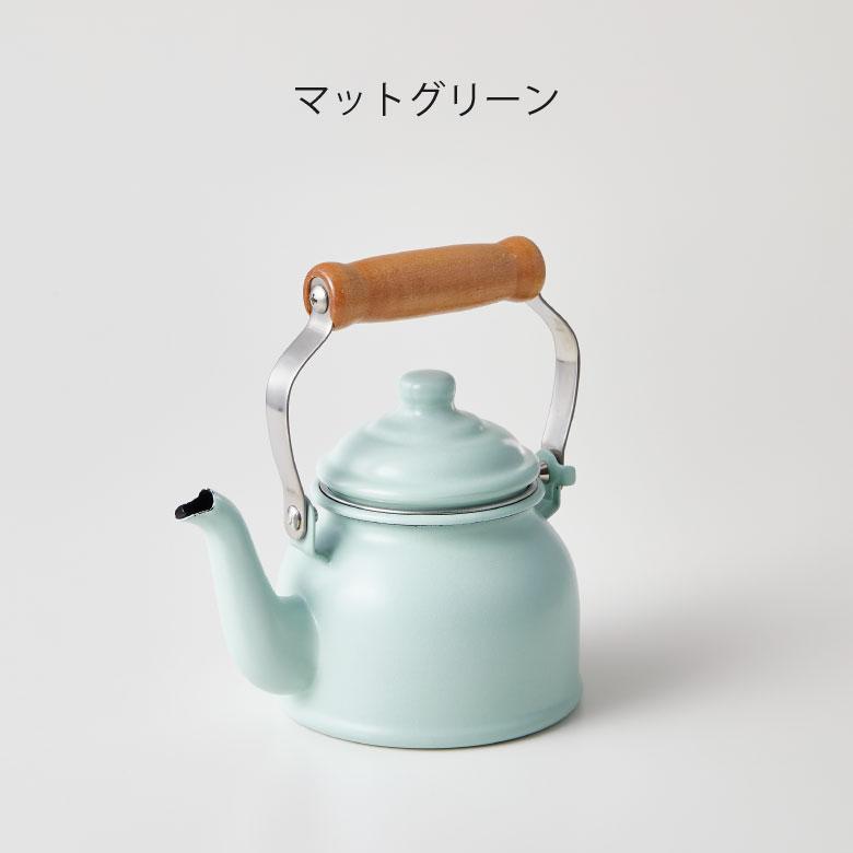 ハースデザイン ミニ 急須 琺瑯 茶こし付き 茶漉し 急須 シンプル レトロ かわいい おしゃれ 一人暮らし キッチン ギフト プレゼント 日本製 国産｜plantz｜03