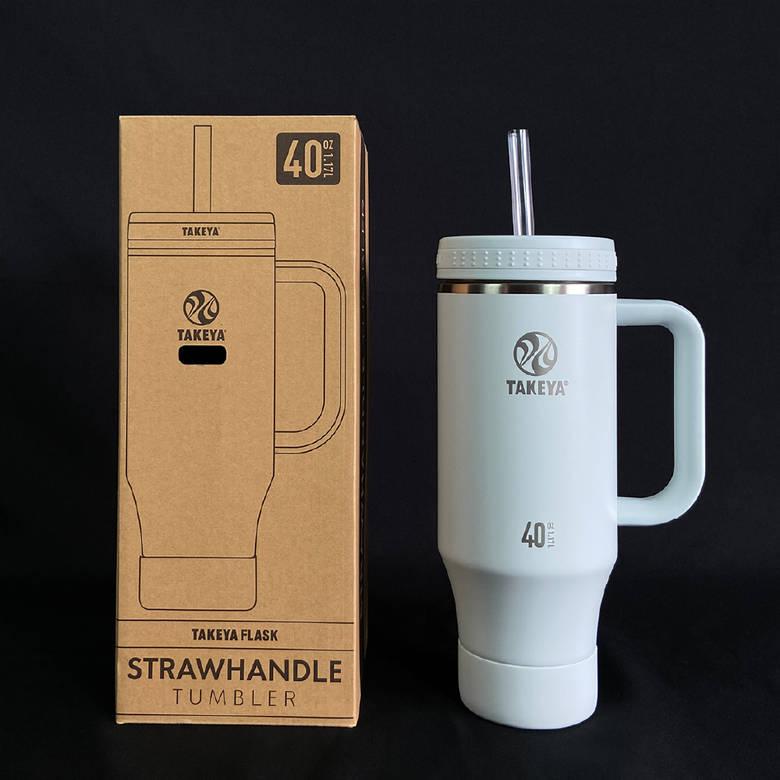 TAKEYA（タケヤ） タンブラー 水筒 ストロー付き 約 1リットル