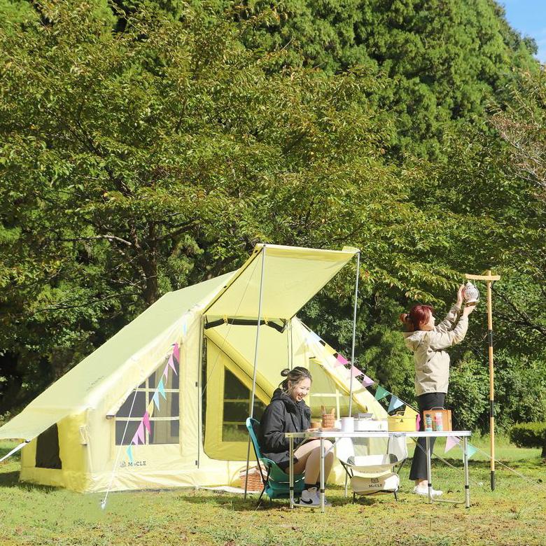ポップアップ テント MeCLE ミクル ミクルーム エア ロッジ 空気を 