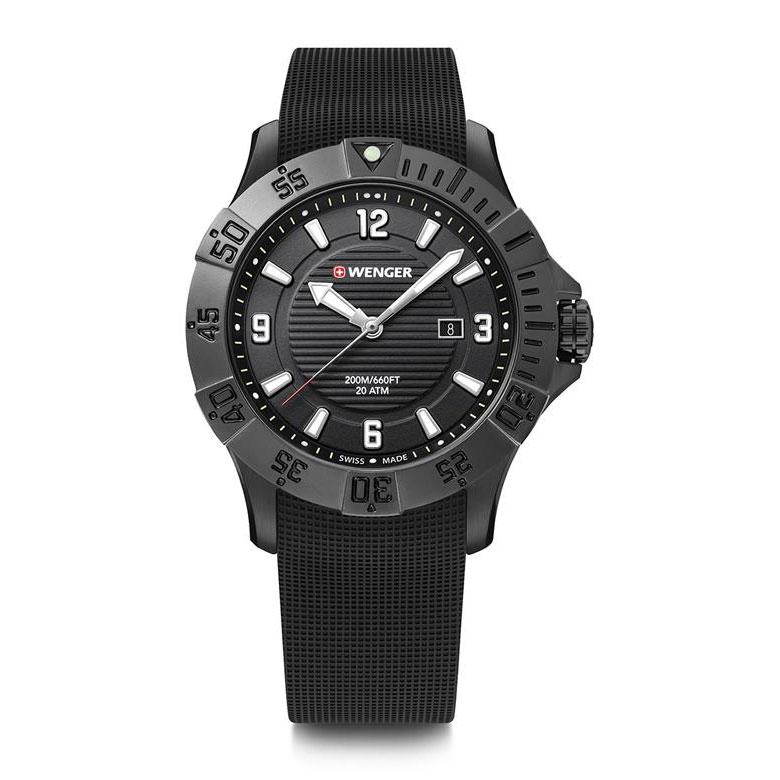腕時計 メンズ 男性 ブラック 20代 30代 40代 50代 WENGER ウェンガー SEAFORCE プレゼントの画像