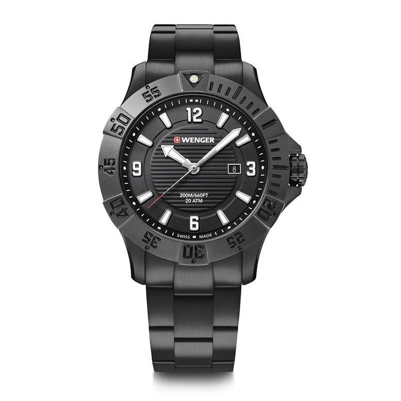 腕時計 メンズ 男性 ブラック 20代 30代 40代 50代 WENGER ウェンガー SEAFORCE プレゼントの画像