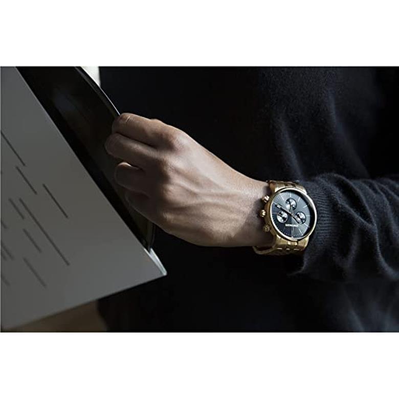 腕時計 メンズ 男性 ブラック ゴールド 20代 30代 40代 50代 WENGER ウェンガー AVENUE プレゼントの画像