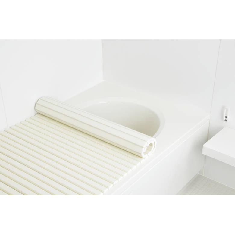 風呂 ふた シャッター式風呂フタの取替用 幅70cm×長さ80cm〜200cm 幅75cm×長さ100cm~200cm 軽量 アイボリー 日本製 GAONA ガオナの画像