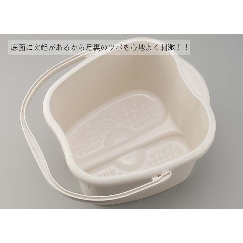 足湯 バケツ フットバス 冷え性 温活 足浴 自宅 イノマタ化学 足湯専科 リラックス #2502 | イノマタ化学 | 04