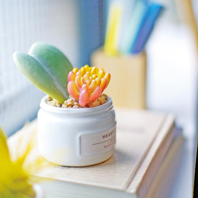 【人気No.1カラー】★ホワイトローズ×グリーンの清潔感あふれる2点セット キシマ（KISHIMA） エクリア 消臭アーティフィシャルグリーン 3個