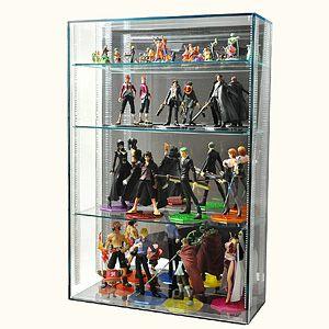 フィギュア コレクションガラスケース 楽天市場】ガラスコレクションケース フィギュアケース 4段 幅42.5cm
