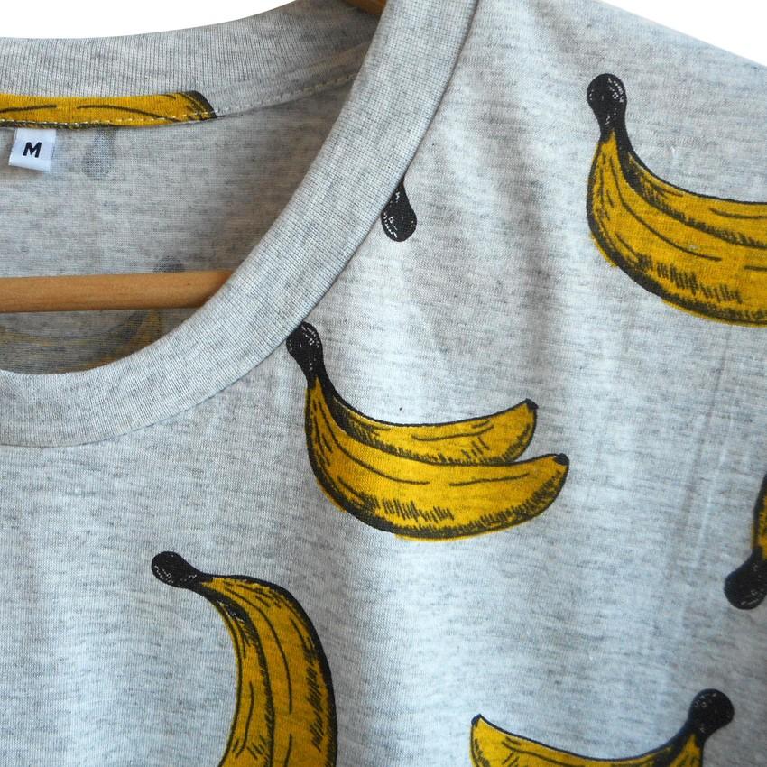 送料無料 バナナ Banana ｔシャツ メンズ レディース ペアコーデ 夏男 夏女 夏祭り 総柄 ゆめかわいい 南国 アロハ 楽園 夏休み 男女兼用 ユニセックス 双子 18 06 010 プラスチカネットショップ 通販 Yahoo ショッピング