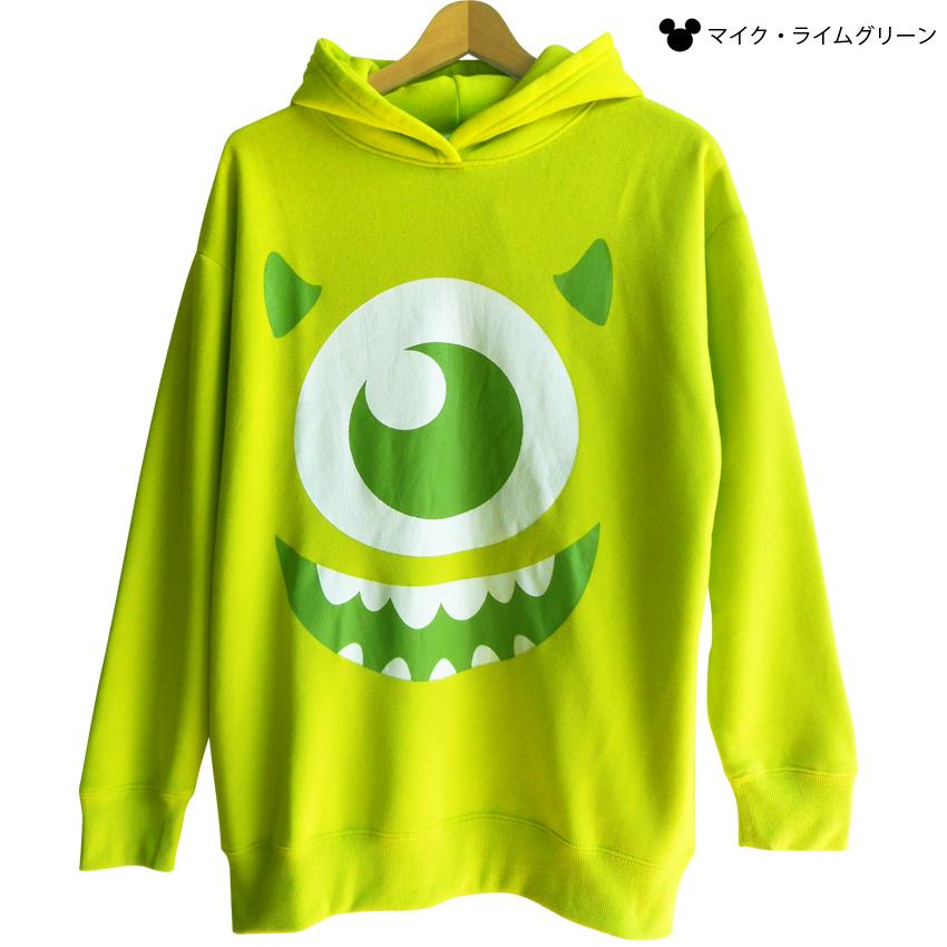 送料無料 ディズニー パーカー ミッキー プーさん チップとデール モンスターズインク マイク 裏起毛 レディース メンズ 厚手 ゆったり ビッグフェイス 10 008 プラスチカネットショップ 通販 Yahoo ショッピング
