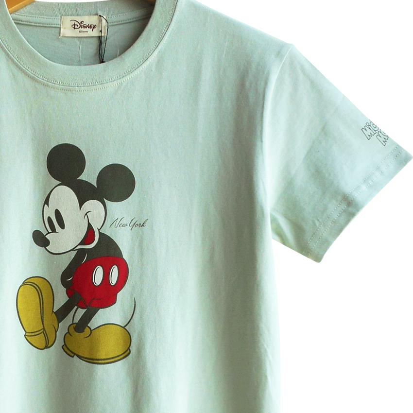 送料無料 ミッキーマウス Tシャツ ディズニー Disney くすみカラー Newyork 半袖 レディース ジュニア ペアルック レトロ ナチュラル 男女兼用 シンプル 21 03 007 プラスチカネットショップ 通販 Yahoo ショッピング