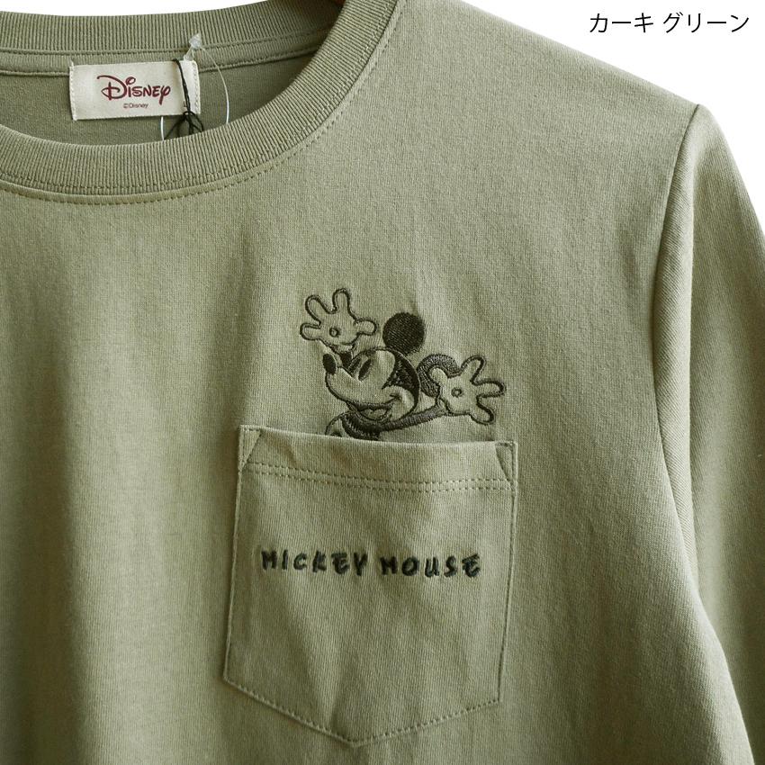 送料無料 ミッキー ミッキーマウス ディズニー 長袖Tシャツ ロンT