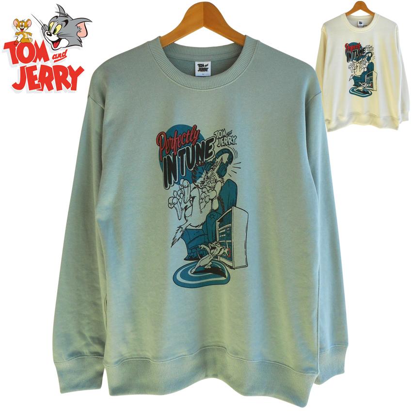 送料無料 トムとジェリー トレーナー レディース スウェット 裏パイル