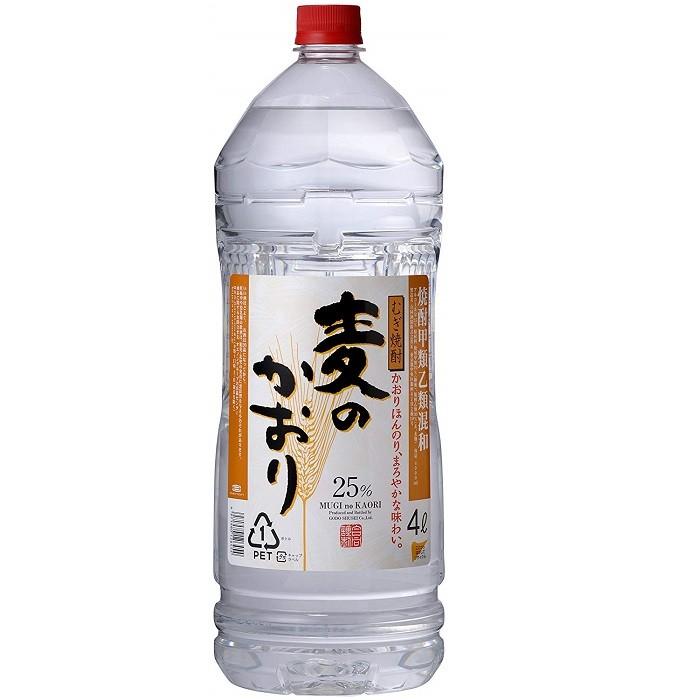 半額品 送料無料 麦焼酎 麦のかおり 25度 ペット 4000ml ケース販売 4本 工場直送 Zoetalentsolutions Com