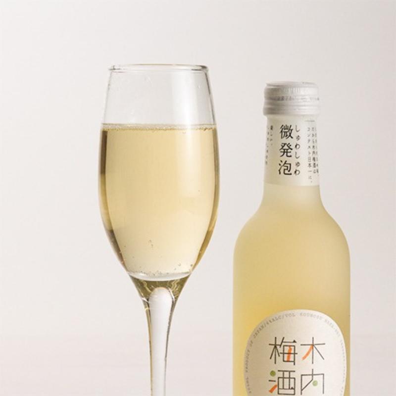 スパークリング梅酒 しゅわしゅわ木内梅酒 300ml 微炭酸 梅酒｜plat-sake｜02