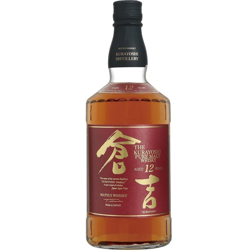 ウイスキー マツイピュアモルトウイスキー 倉吉12年 長期熟成 43度  700ml 松井酒造