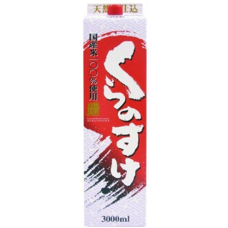 日本酒 くらのすけ 3L パック 小山本家酒造 3000ml : KANPAISTORE