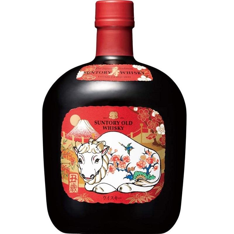 SUNTORY サントリーウイスキー オールド 干支ラベル 2021年 丑歳 SUNTORY サントリーウイスキー オールド 干支ラベル 2021年 丑歳
