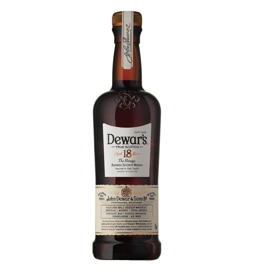 デュワーズ 18年 750ml 40度 正規品 ブレンデッド ウイスキー｜plat-sake