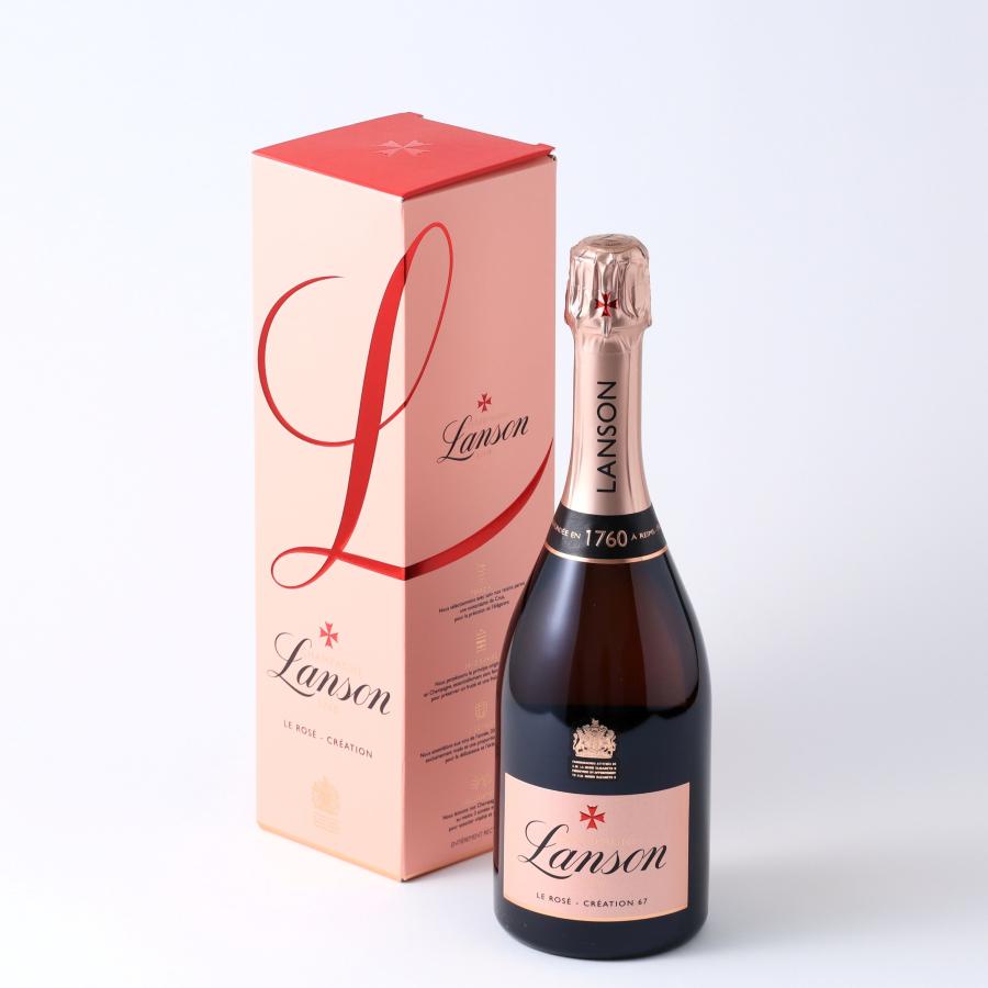 Lanson ランソン　ロゼラベル　ブリュットシャンパン750 mℓ 2本セット Lanson ランソン ロゼラベル ブリュットシャンパン750 mℓ 2本セット