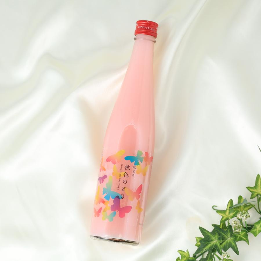 宗政酒造 ピンク色の純米酒 桃色のとき 500ml : KANPAISTORE SHINDO