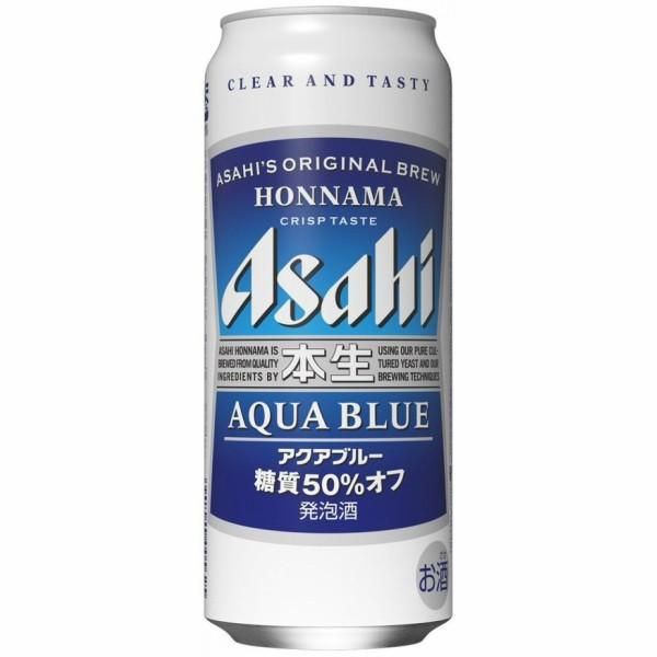 アサヒ 発泡酒 本生 アクアブルー 500ml 缶 24本入 缶ビール ケース まとめ買い 2ケースまで同梱可｜plat-sake