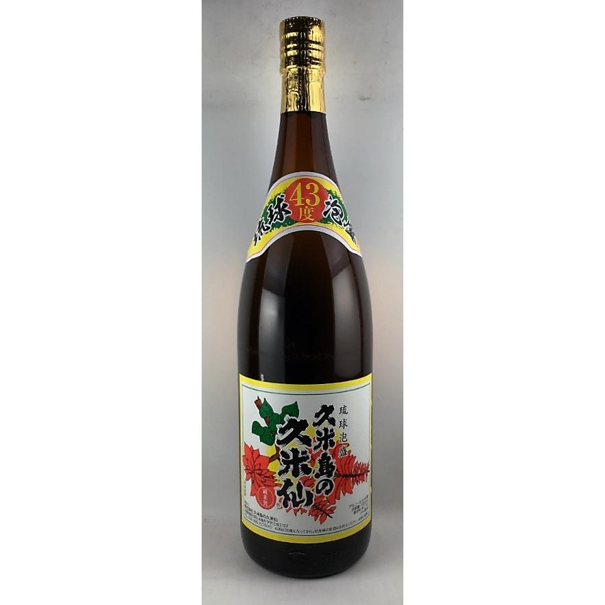 泡盛 琉球泡盛 久米島の久米仙 でいご 43度 箱入 1800ml 1.8L 泡盛 琉球泡盛 久米島の久米仙 でいご 43度 箱入 1800ml 1.8L