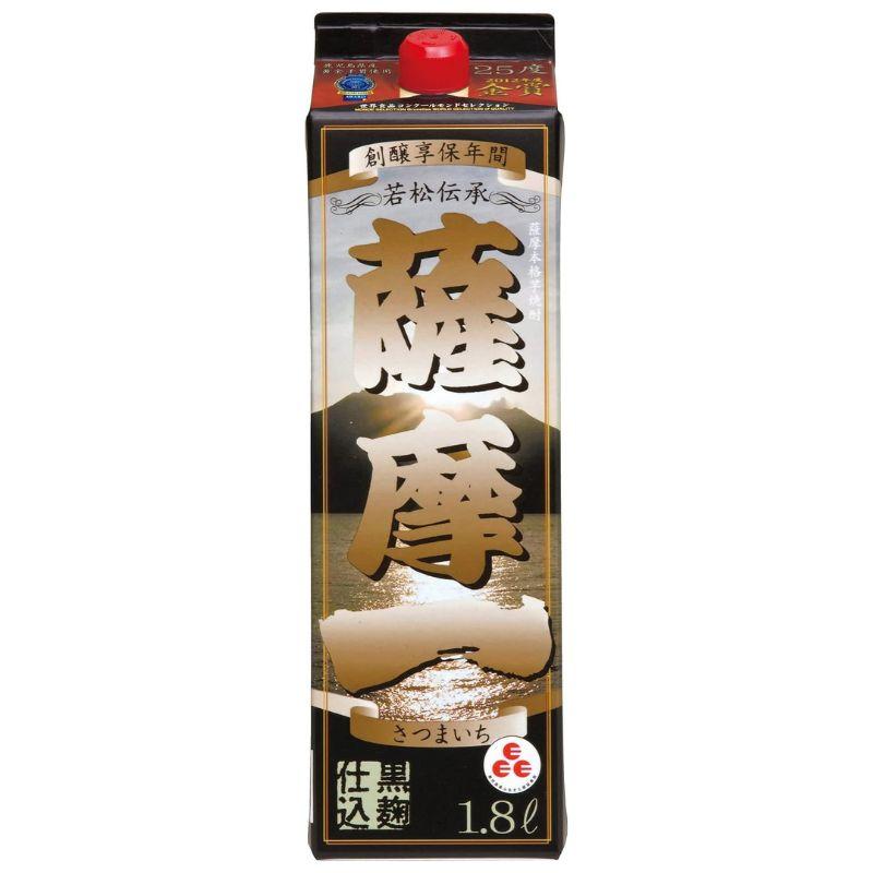 若松酒造 薩摩一 本格芋焼酎 25度 1.8L パック 1800ml 若松酒造 薩摩一 本格芋焼酎 25度 1.8L パック 1800ml