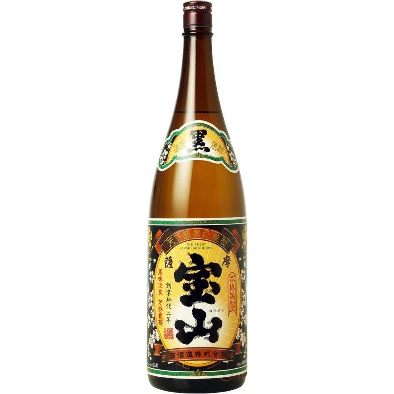 西酒造 芋焼酎 薩摩宝山 黒麹 25度 瓶 1800ml 1.8L いも焼酎 西酒造 芋焼酎 薩摩宝山 黒麹 25度 瓶 1800ml 1.8L いも焼酎