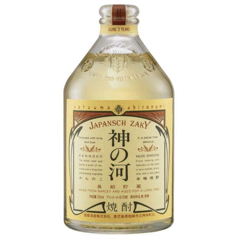 麦焼酎 薩摩酒造 神の河 25度 720ml 瓶 長期貯蔵 むぎ焼酎 :s397