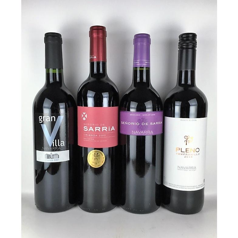 ワインセット 赤ワイン 送料無料   スペイン  DOナバーラ  赤ワイン ４本セット