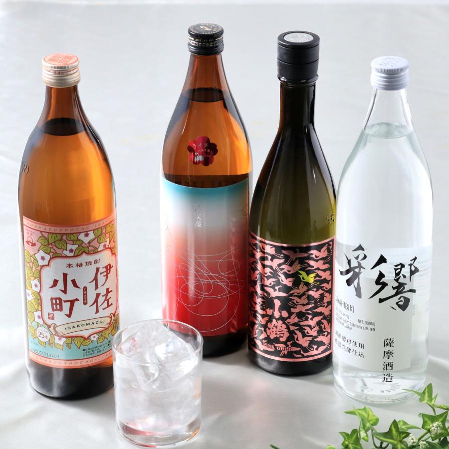 焼酎 フルーティ 芋焼酎 4本 セット 900ml ＆ 720ml 飲み比べ 乙女桜