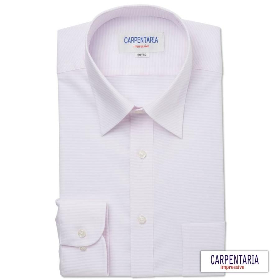 ワイシャツ メンズ 長袖 形態安定 形状記憶 標準型 CARPENTARIA レギュラーカラー DAPC15-18｜plateau-web｜02