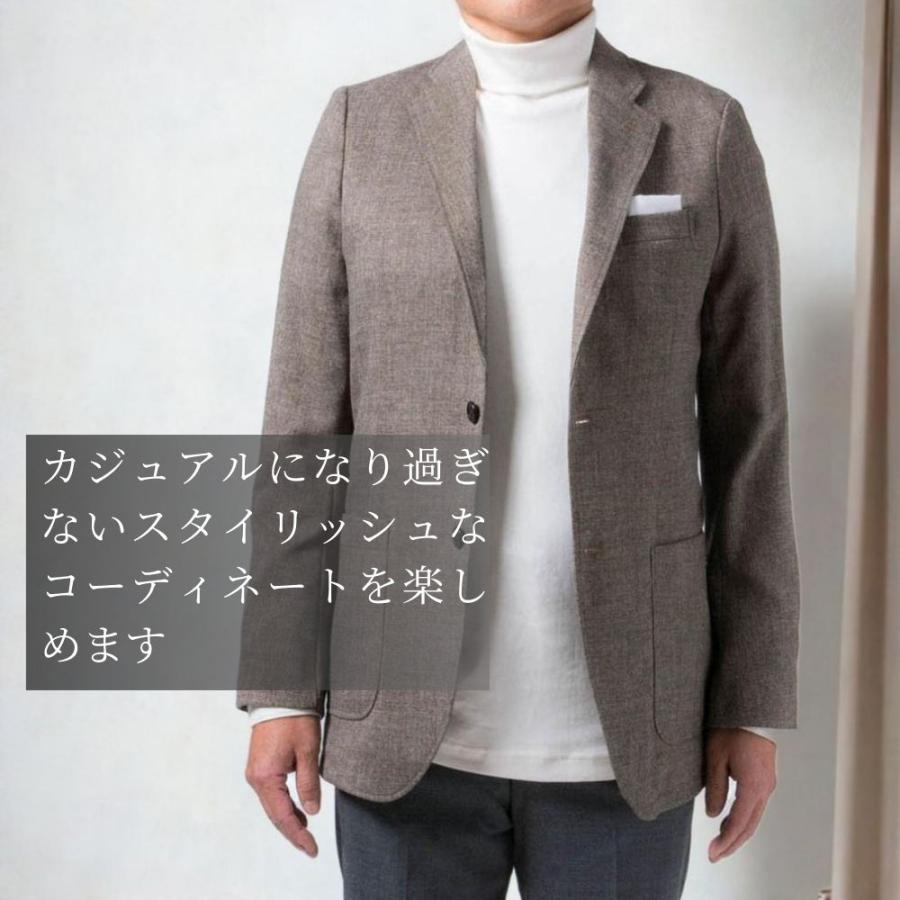 PLATEAU タートルネックにシャツの気品を タートルネック カフス