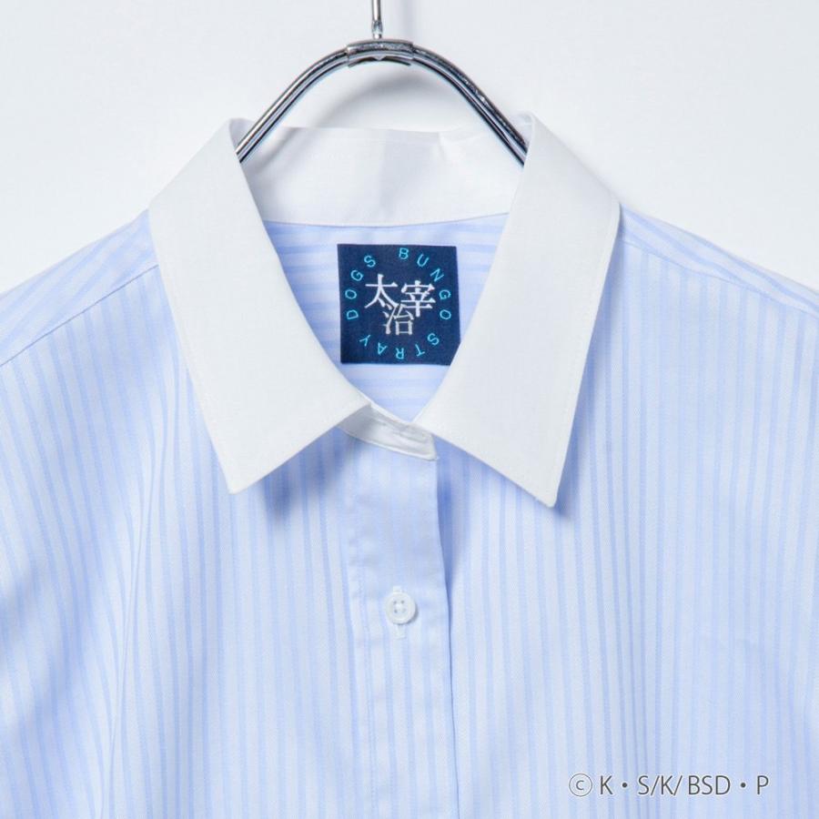 レディースシャツ 綿100％ 文豪ストレイドッグス 太宰治モデル PBSD02-02｜plateau-web｜05