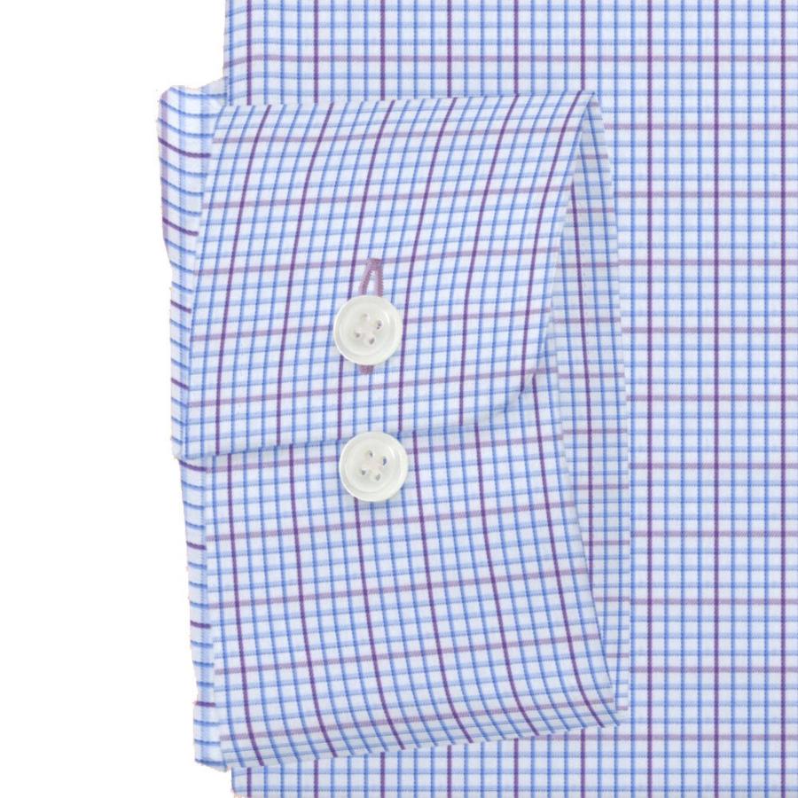 ワイシャツ Yシャツ メンズ らくらくオーダー 形態安定 綿100％ 軽井沢 