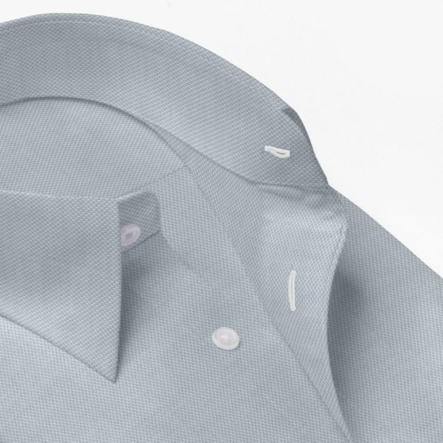 ワイシャツ Yシャツ メンズ らくらくオーダー 形態安定 綿100％ 軽井沢シャツ レギュラーカラー Y10KZR534｜plateau-web｜04