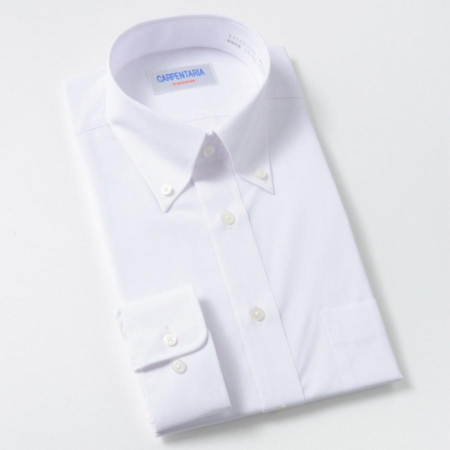 5枚セット ワイシャツ メンズ 長袖 白 形態安定 形状記憶 カッターシャツ Yシャツ ビジネスシャツ ボタンダウン Y12S5B101｜plateau-web｜03