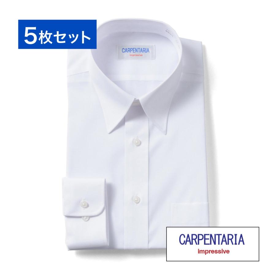 PLATEAU（プラトウ） 5枚セット ワイシャツ メンズ 長袖 白 形態安定