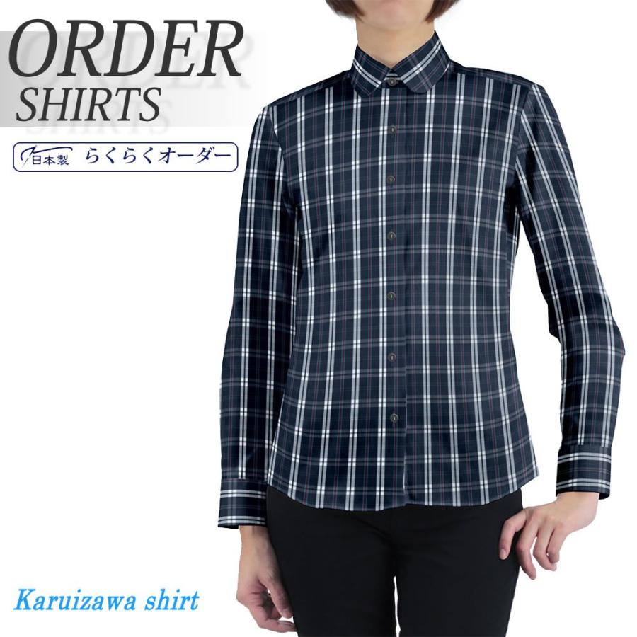 レディースシャツ らくらくオーダー 形態安定 軽井沢シャツ Y30kzad10 Y30kzad10 ワイシャツのプラトウ Yahoo 店 通販 Yahoo ショッピング