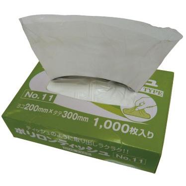 ポリ袋 食品用 BOXティッシュタイプ 半透明 プラテック45 PT-11Bの画像