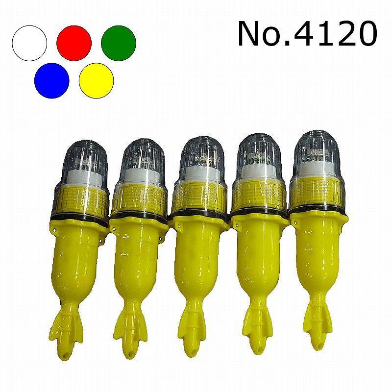 LED 1W 紅、青、白、黄緑など LED 点滅灯 1個入 選べる全5色 赤 青 白 黄 緑 (本体色は黄色) シー