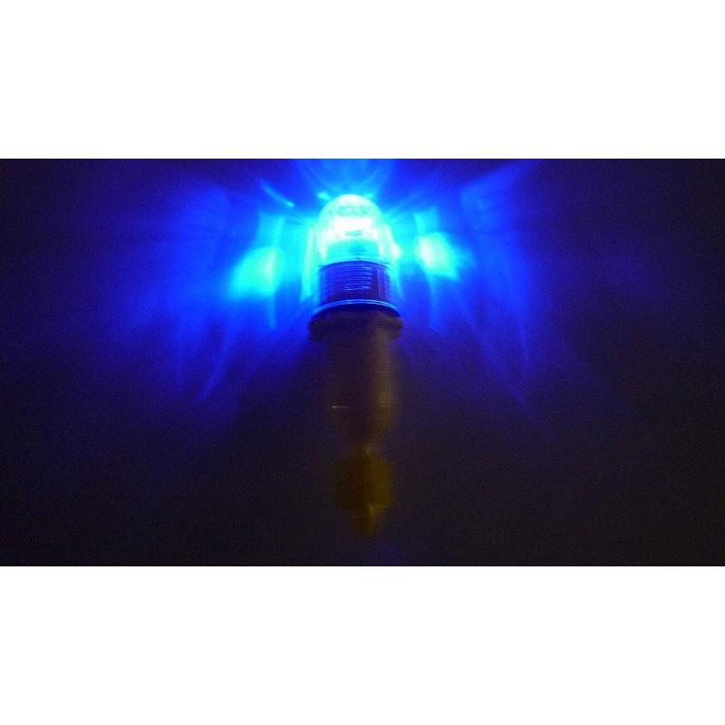 LED 点滅灯 1個入 選べる全5色 赤 青 白 黄 緑 (本体色は黄色) シー