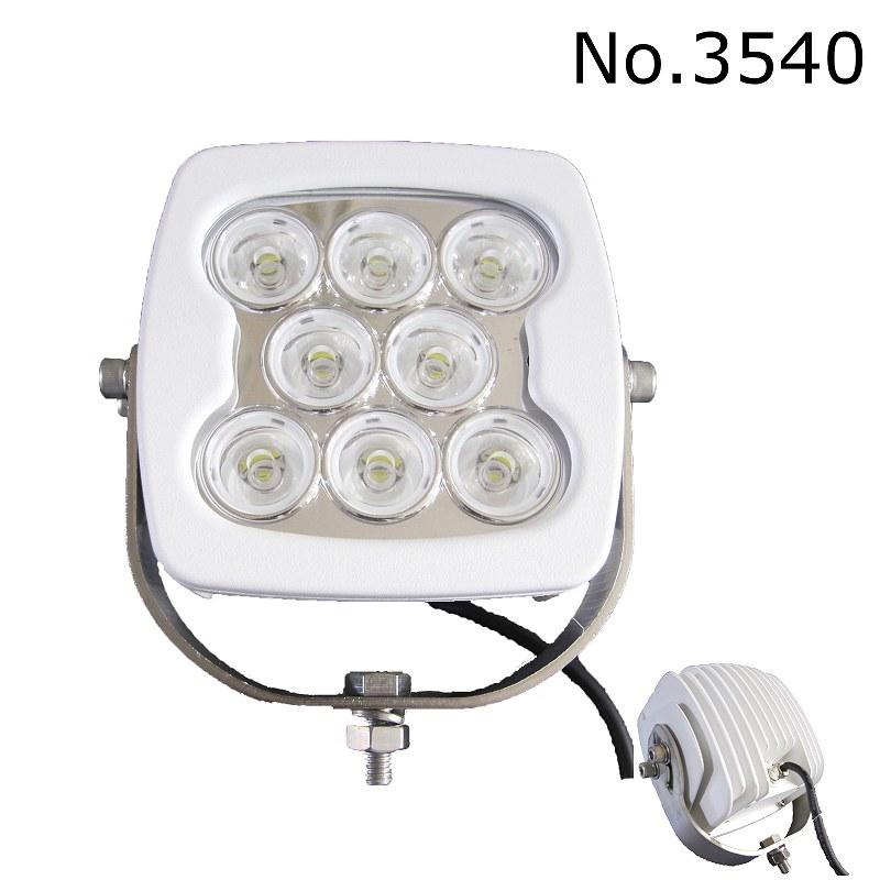 No3540 船舶向け 80W LED サーチライト DC12V 24V 兼用 船 ライト 漁師 9500ルーメン サーチライト 船舶用 業務用 DC12V DC24V IP65