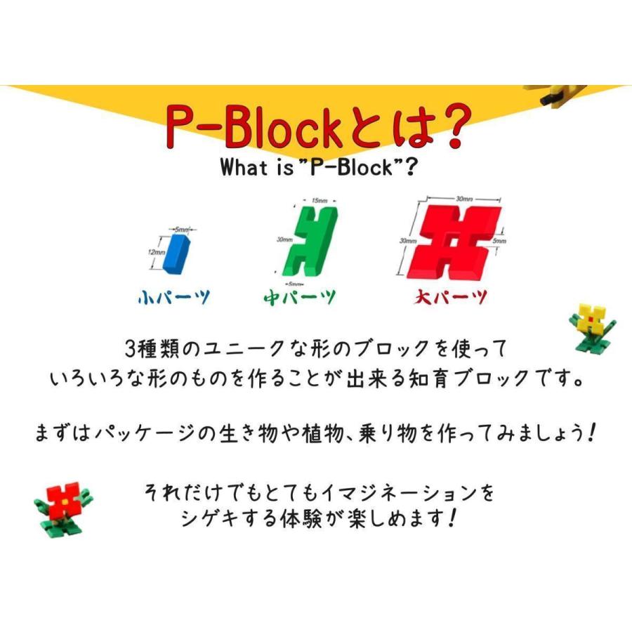 190ピース 知育ブロック P-BLOCK ピーブロック ブロック おもちゃ PBLOCK 日本の恐竜セット 日本製 脳トレ 知育玩具 4歳以上 知育玩具 知育玩具 おもちゃ｜platina-shop｜07