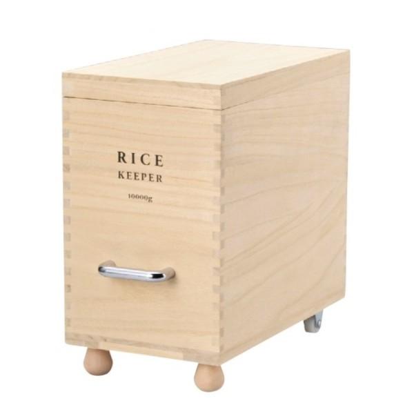 米びつ お米保存 お米収納 防虫 恒湿 桐 キャスター付 Ibuki Craft 技物専科 米びつ10kg用 000 128 Coco Miel 通販 Yahoo ショッピング