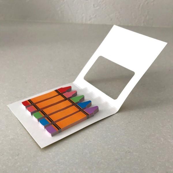 ふせん 可愛い付箋 目印 メモ インデックス おもしろ文具 おしゃれ文具 Look クレヨン Sta 0010 Coco Miel 通販 Yahoo ショッピング