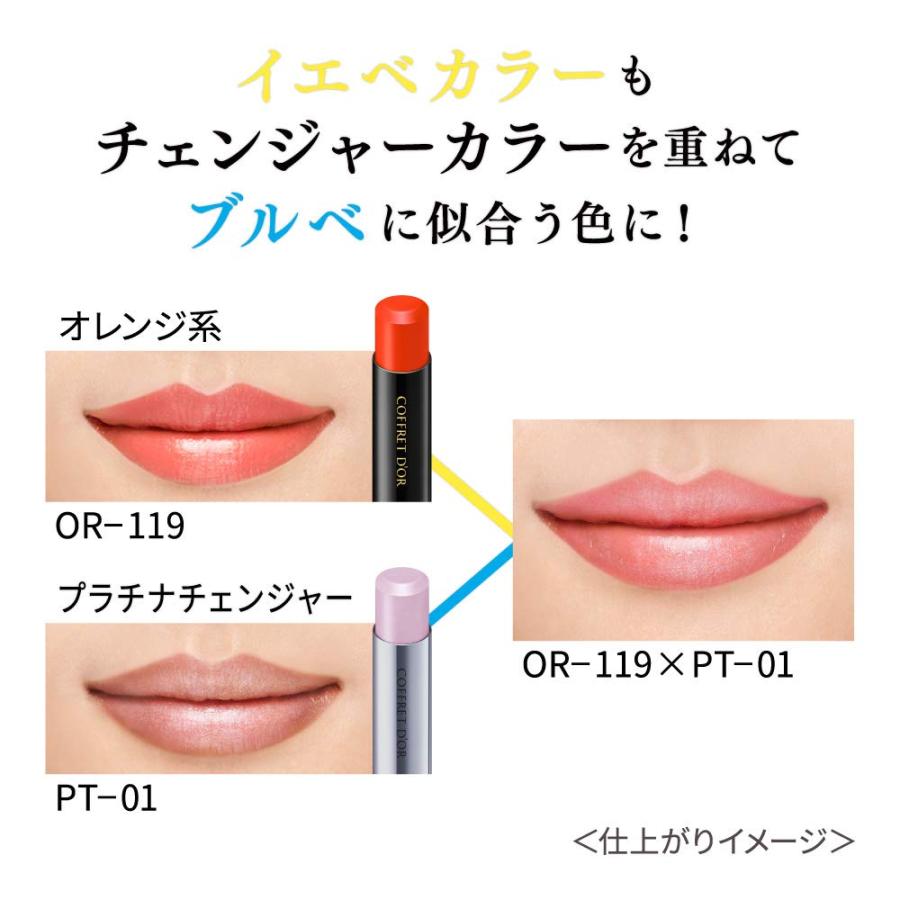 COFFRET D'OR コフレドール スキンシンクロルージュ 口紅 OR-120