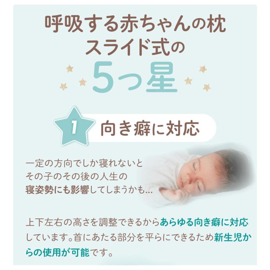 【2025最上位モデル】エスメラルダ呼吸するドーナツ枕 スライド式 エスメラルダ 呼吸する赤ちゃんのまくら 正規品 絶壁防止 丸洗いOK