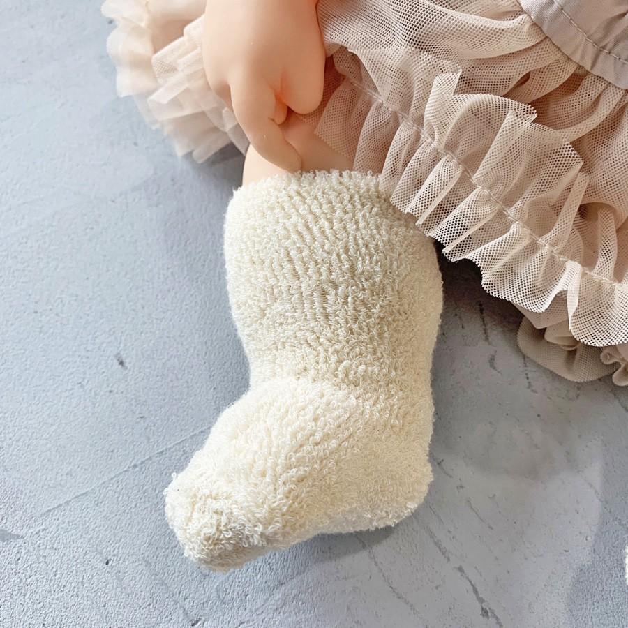 Kufuu（クフウ） オーガニック パイル ハイソックス 新生児 7-9cm 日本