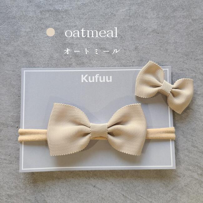 mimi（AIRBUGGY） ベビー ヘアバンド ヘアクリップ 滑りどめ付